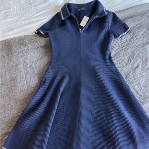 NWT GAP Navy Collared Polo Dress